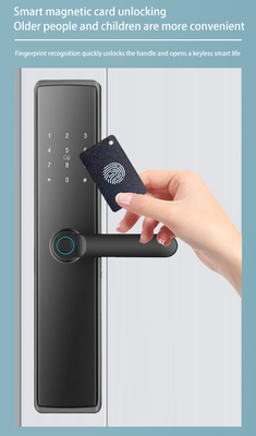Glomarket Appartamento Blocco della stanza impronte digitali Smart Door Lock Ble Password Keyless App Control Chiusura digitale