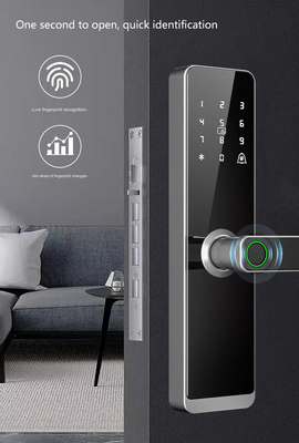 Glomarket Wholesale Prezzo di fabbrica Ingegneria di impronte digitali maniglia lucchetto senza chiave Hotel digitale Tuya App Smart Digital Door Lock