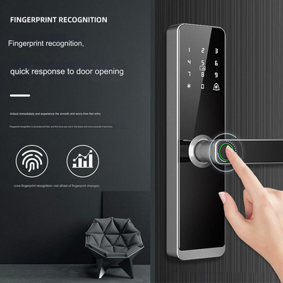 Glomarket Wholesale Prezzo di fabbrica Ingegneria di impronte digitali maniglia lucchetto senza chiave Hotel digitale Tuya App Smart Digital Door Lock