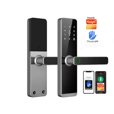 Glomarket Wholesale Prezzo di fabbrica Ingegneria di impronte digitali maniglia lucchetto senza chiave Hotel digitale Tuya App Smart Digital Door Lock