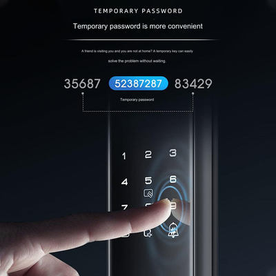 Glomarket Wholesale Prezzo di fabbrica Ingegneria di impronte digitali maniglia lucchetto senza chiave Hotel digitale Tuya App Smart Digital Door Lock