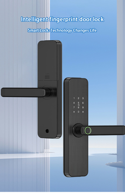 Glomarket Tuya Smart Door Lock Camera da letto Casa Digital Biometric Fingerprint Maniglia intelligente Serrature elettroniche