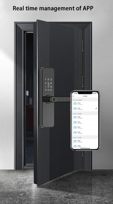 Glomarket Tuya Smart Door Lock Camera da letto Casa Digital Biometric Fingerprint Maniglia intelligente Serrature elettroniche