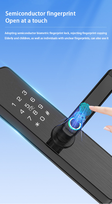 Glomarket Tuya Smart Door Lock Camera da letto Casa Digital Biometric Fingerprint Maniglia intelligente Serrature elettroniche