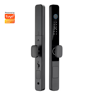 Glomarket Smart Tuya Serratura a prova d'acqua Porta scorrevole Impronta digitale Password Maniglia a controllo remoto Serratura elettronica intelligente
