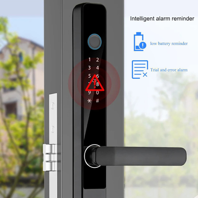 Glomarket Smart Tuya Serratura a prova d'acqua Porta scorrevole Impronta digitale Password Maniglia a controllo remoto Serratura elettronica intelligente