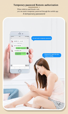 Glomarket Smart Tuya Serratura a prova d'acqua Porta scorrevole Impronta digitale Password Maniglia a controllo remoto Serratura elettronica intelligente