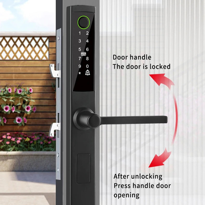 Glomarket Broken Bridge Smart Lock Intelligenza di fascia alta Zinc Alloy Tuya Wifi Impronta digitale Serratura impermeabile