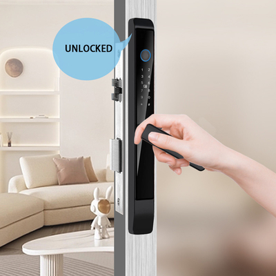 Glomarket Outdoor Aluminum Sliding Door Lock Digital Handle Electronic Ttlock Fingerprint Tuya Serrature intelligenti impermeabili