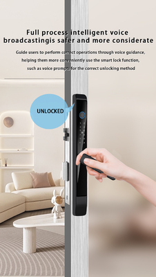 Glomarket Outdoor Aluminum Sliding Door Lock Digital Handle Electronic Ttlock Fingerprint Tuya Serrature intelligenti impermeabili