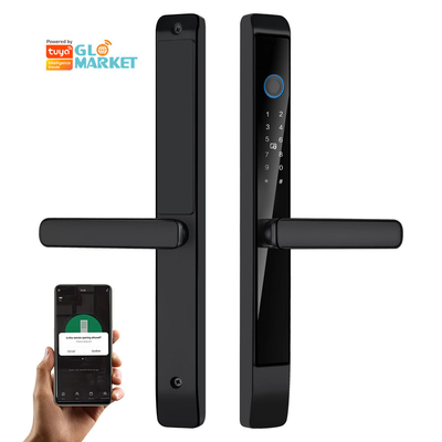 Glomarket Outdoor Aluminum Sliding Door Lock Digital Handle Electronic Ttlock Fingerprint Tuya Serrature intelligenti impermeabili