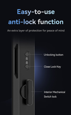 Glomarket Sicurezza Cerradura Inteligente Sicurezza Domestica Automatica Elettronica Wifi Impressione digitale Tuya Smart Door Lock