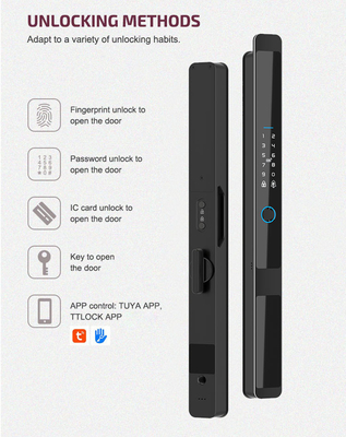 Glomarket Sicurezza Cerradura Inteligente Sicurezza Domestica Automatica Elettronica Wifi Impressione digitale Tuya Smart Door Lock