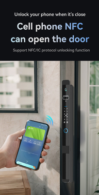 Glomarket Sicurezza Cerradura Inteligente Sicurezza Domestica Automatica Elettronica Wifi Impressione digitale Tuya Smart Door Lock