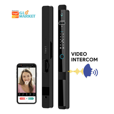 Glomarket Tuya 3d Face Cerradura Inteligente Automatica elettrica Wifi Camera Impressione digitale Smart Door Lock