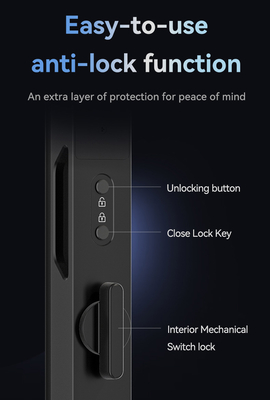 Glomarket Tuya 3d Face Cerradura Inteligente Automatica elettrica Wifi Camera Impressione digitale Smart Door Lock
