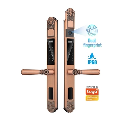 Glomarket Cortile Villa Chiusura Porta Alta Sicurezza Ignifuga Intelligente Doppia Impronta Digitale Password Smart Lock