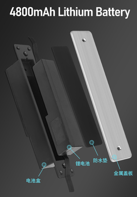 Glomarket Cortile Villa Chiusura Porta Alta Sicurezza Ignifuga Intelligente Doppia Impronta Digitale Password Smart Lock