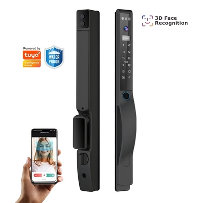 Glomarket Outdoor Electric Keyless 3D Facial Recognition Tuya Digital Password Card Door Lock Impermeabile Impressione digitale Serratura intelligente