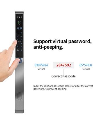Glomarket Outdoor Electric Keyless 3D Facial Recognition Tuya Digital Password Card Door Lock Impermeabile Impressione digitale Serratura intelligente