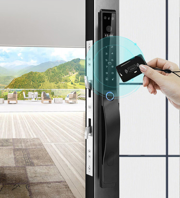 Glomarket Outdoor Electric Keyless 3D Facial Recognition Tuya Digital Password Card Door Lock Impermeabile Impressione digitale Serratura intelligente