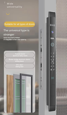 Glomarket Automatic 3d Face Smart Lock With Camera Security Biometric Fingerprint Porta scorrevole Tuya Smart Door Lock