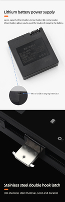 Glomarket Tuya Smart 3d Face Recognition Wifi Glass Door Lock Impressione digitale Password Carta di accesso Serratura elettronica per ufficio