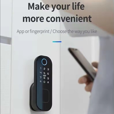 Glomarket Smart Home Impermeabile Smart Electric Rim Lock con Tuya Controllo APP WIFI Porta esterno porta d'ingresso Smart Lock