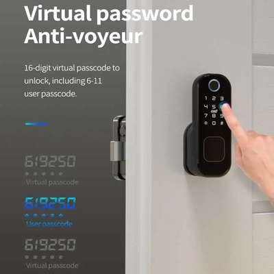 Glomarket Smart Home Impermeabile Smart Electric Rim Lock con Tuya Controllo APP WIFI Porta esterno porta d'ingresso Smart Lock