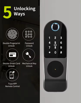 Glomarket Tuya Impermeabile Digitale TTLock Sblocco remoto Sblocco intelligente a doppia facciata con impronta digitale
