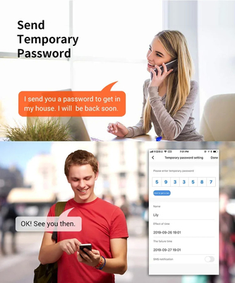 Glomarket Tuya Impermeabile Digitale TTLock Sblocco remoto Sblocco intelligente a doppia facciata con impronta digitale