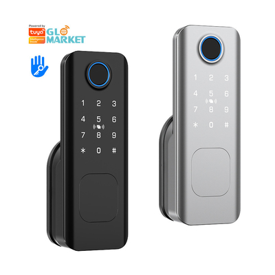 Glomarket Sicurezza all'aperto Chiave digitale intelligente Password impronta digitale Smart Rim Door Lock For Gate Porta d'ingresso