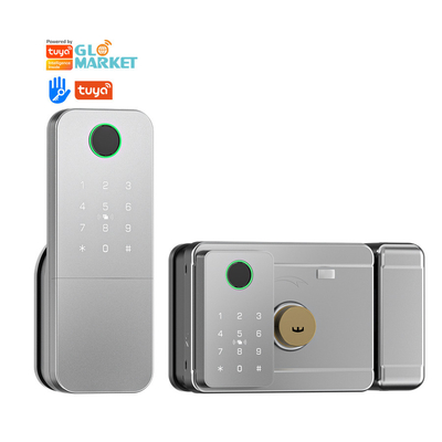 Glomarket Outdoor Electronic Smart Fingerprint Password Blocco digitale Tuya Ttlock Blocco smart porta