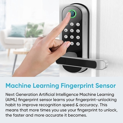 Glomarket Smart Home Security Blocco digitale Tuya Wifi senza chiave Impronta digitale Biometrica Intelligente Blocco porta