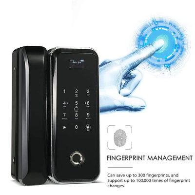 Glomarket Smart Tuya Wifi Chiusura porta in vetro impronta digitale tastiera password chiusura collegamento intelligente sblocco remoto