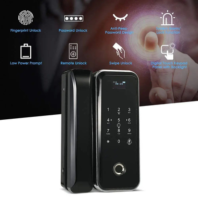 Glomarket Smart Tuya Wifi Chiusura porta in vetro impronta digitale tastiera password chiusura collegamento intelligente sblocco remoto