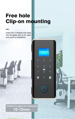 Glomarket Smart Glass Door Lock Wifi Remote Control Tuya App Office Lock Card Digitale Biometrica Impronta Digitale Di Della Porta