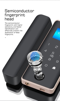 Glomarket Smart Glass Door Lock Wifi Remote Control Tuya App Office Lock Card Digitale Biometrica Impronta Digitale Di Della Porta