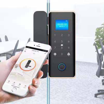 Glomarket Smart Glass Door Lock Wifi Remote Control Tuya App Office Lock Card Digitale Biometrica Impronta Digitale Di Della Porta