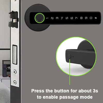 Glomarket Tuya Ble Smart Lock Sicurezza elettronica senza chiave Smart Door Handle Lock Blocco interno