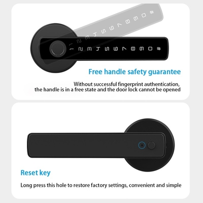 Glomarket Tuya Ble Smart Lock Sicurezza elettronica senza chiave Smart Door Handle Lock Blocco interno