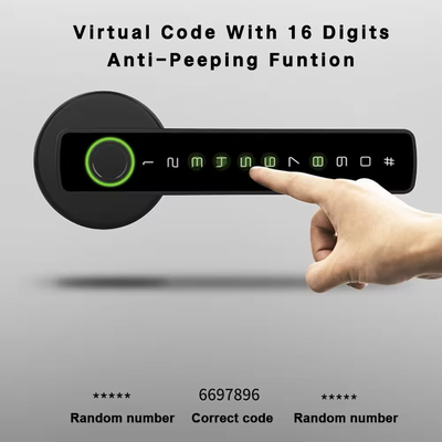 Glomarket Tuya Ble Smart Lock Sicurezza elettronica senza chiave Smart Door Handle Lock Blocco interno
