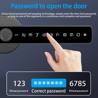 Glomarket Tuya Ble Smart Lock Sicurezza elettronica senza chiave Smart Door Handle Lock Blocco interno
