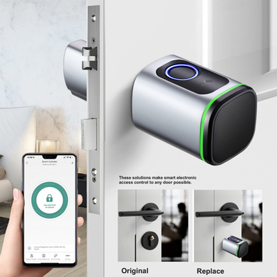Glomarket Home Smart Door Lock Ttlock Smart Fingerprint Card Key Unlock Regolabile Cilindro Euro Smart Lock Tuya App Door Lock