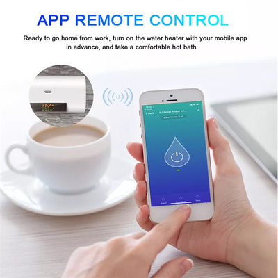 Glomarket Tuya Smart Glass Touch Button Wifi Smart Boiler Switch Alexa Controllo vocale Unione Europea Standard Scaldabagno