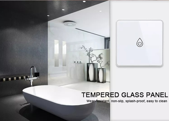 Glomarket Tuya Smart Glass Touch Button Wifi Smart Boiler Switch Alexa Controllo vocale Unione Europea Standard Scaldabagno