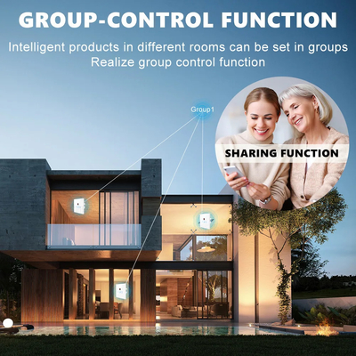 Glomarket Tuya Wifi Fan Light Switch Touch 3 in 1 Switch 5 velocità regolazione soffitto Fan Switch For Alexa Google Home