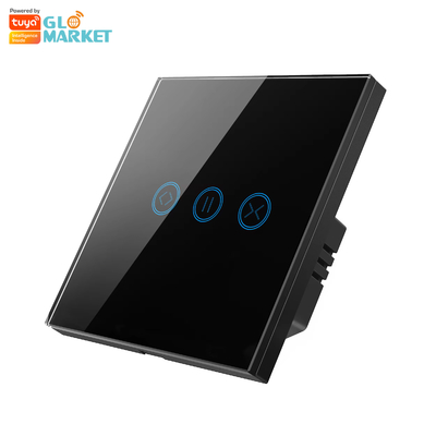Glomarket Tuya WiFi Smart Touch Screen Switch Curtain Rolling Shutter Door Switch Pannello elettrico per tende APP telecomando
