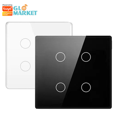 Glomarket Smart Wifi Brasile 118*124 Switch Lavora con Google Alexa Assistant Tuya Smart Light Switch per la casa