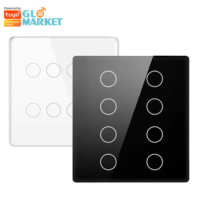 Glomarket Smart Wifi Brasile 118*124 Switch Lavora con Google Alexa Assistant Tuya Smart Light Switch per la casa